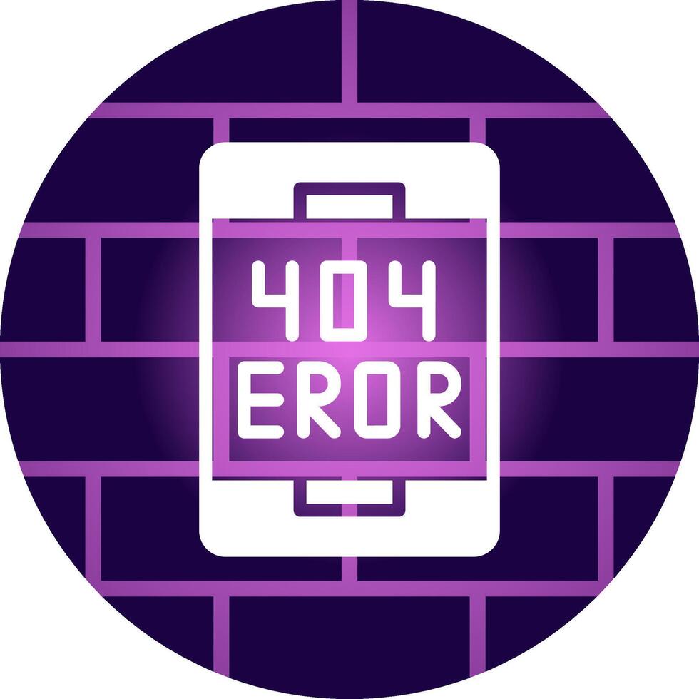 diseño de icono creativo de error vector