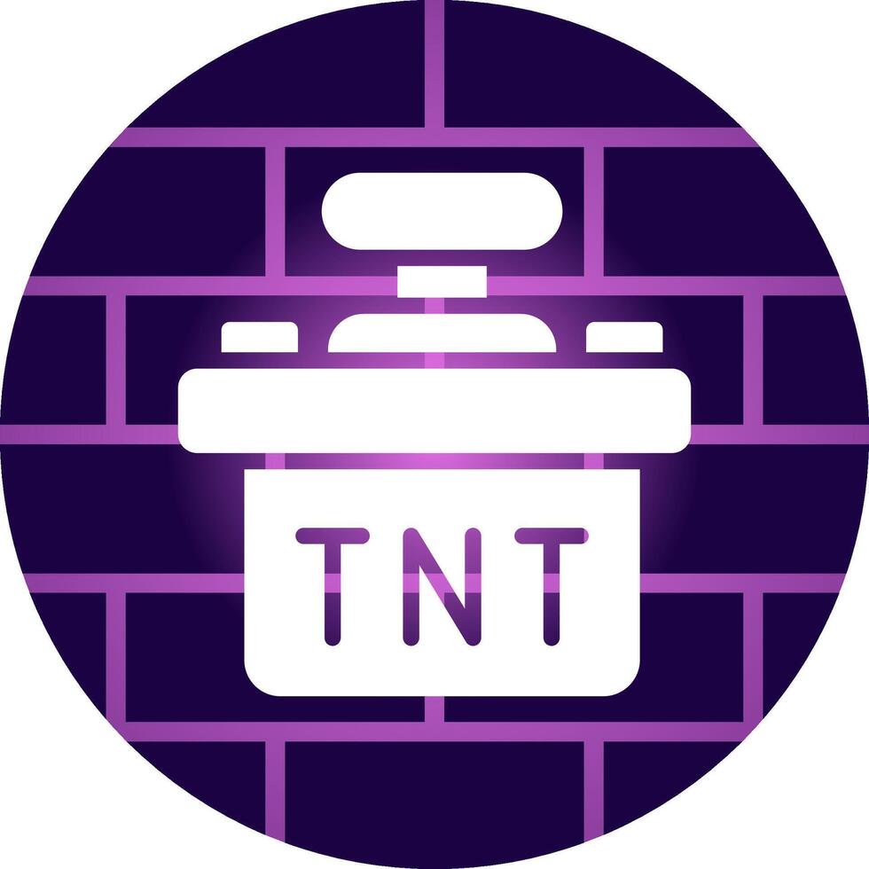 diseño de icono creativo tnt vector