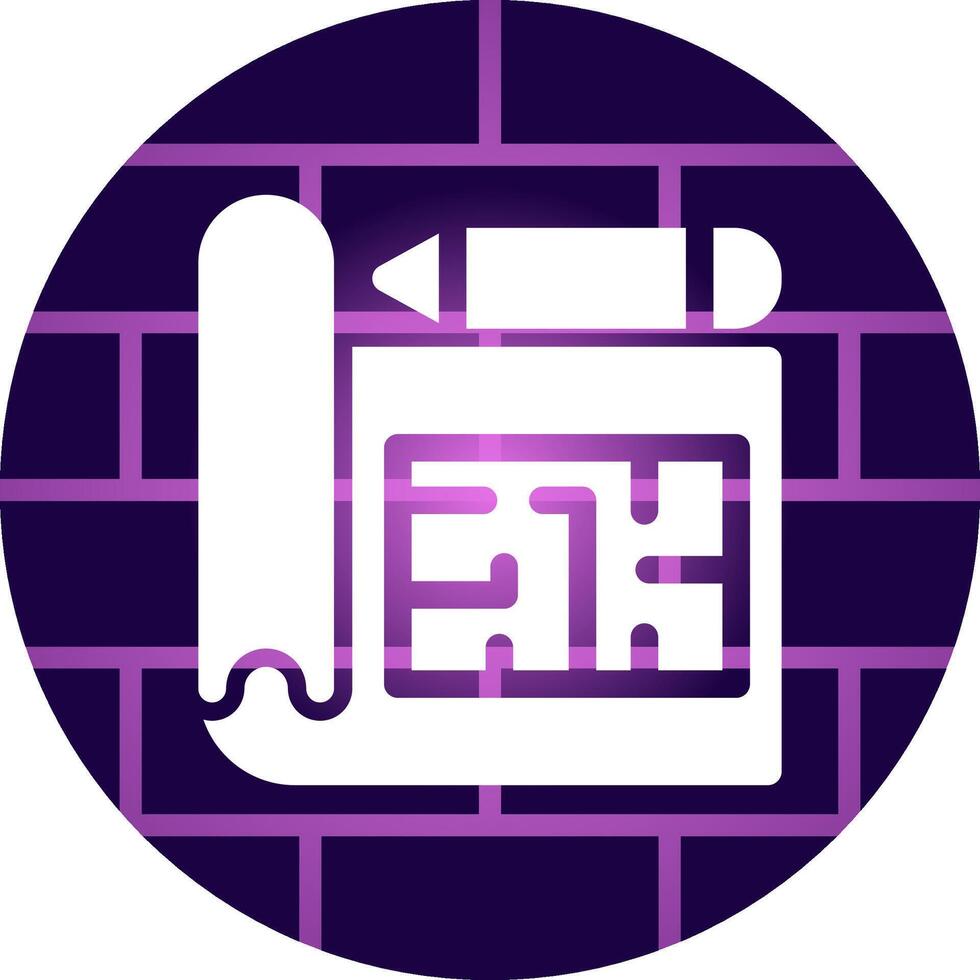 Blueprint Creative Icon Design vector