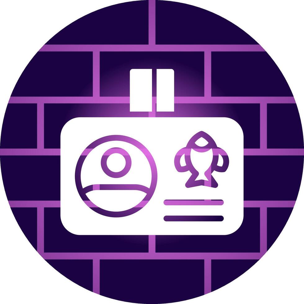 Fishing License Creative Icon Design vector