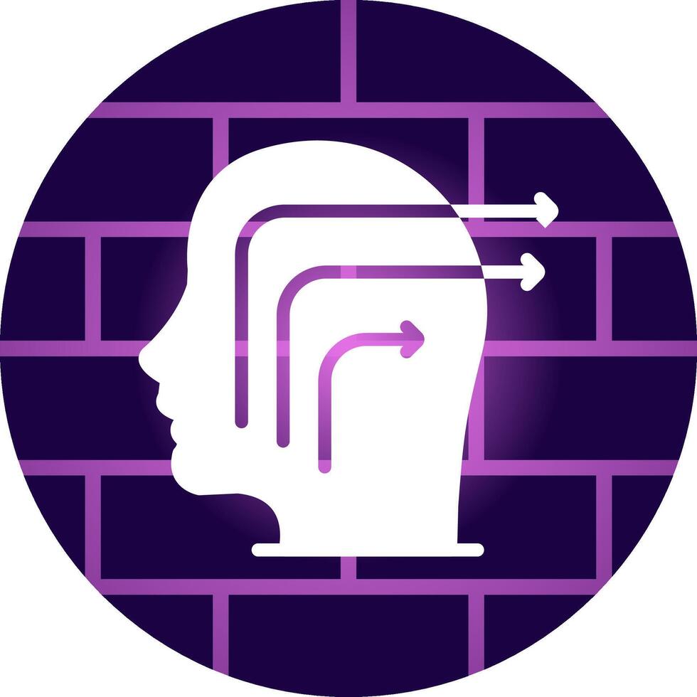 Knowledge Extraction Creative Icon Design vector