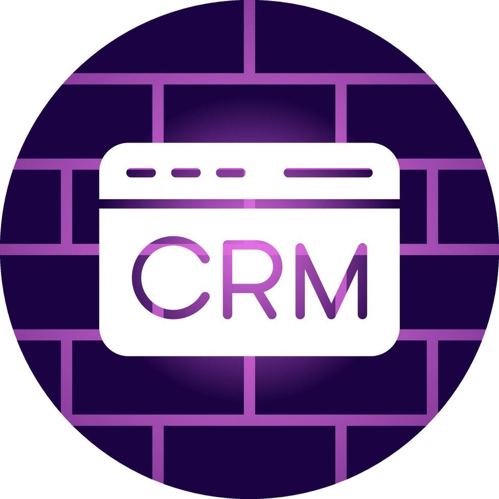 CRM Creative Icon Design vector