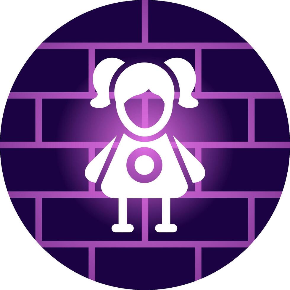 Doll Creative Icon Design vector