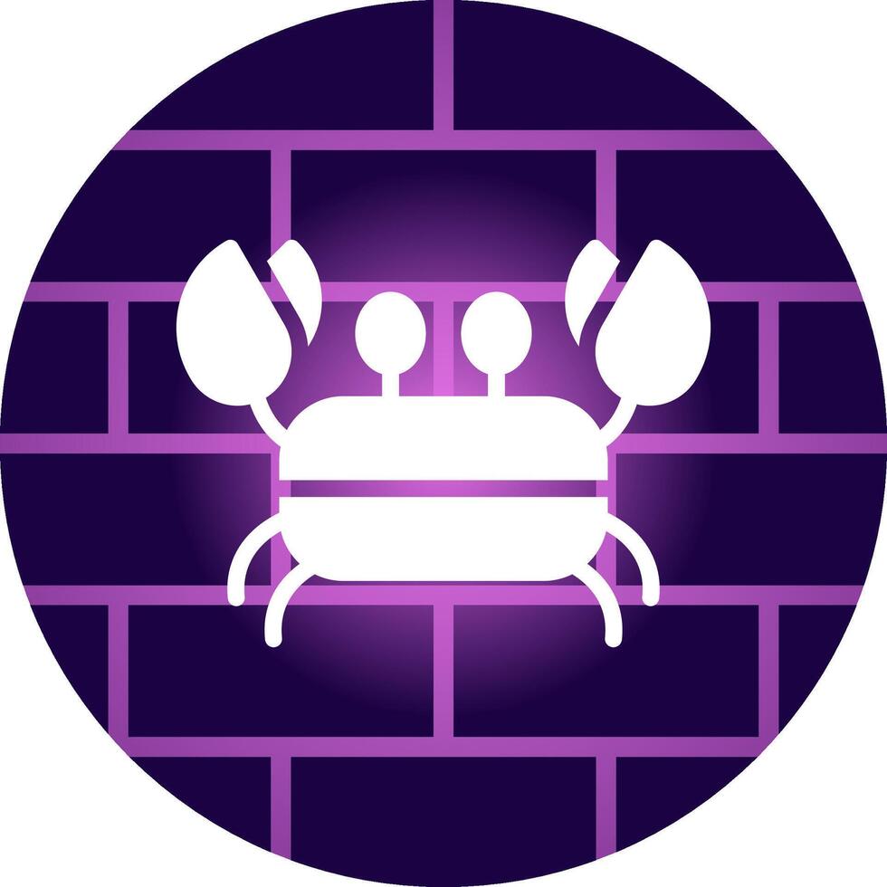 Crab Creative Icon Design vector