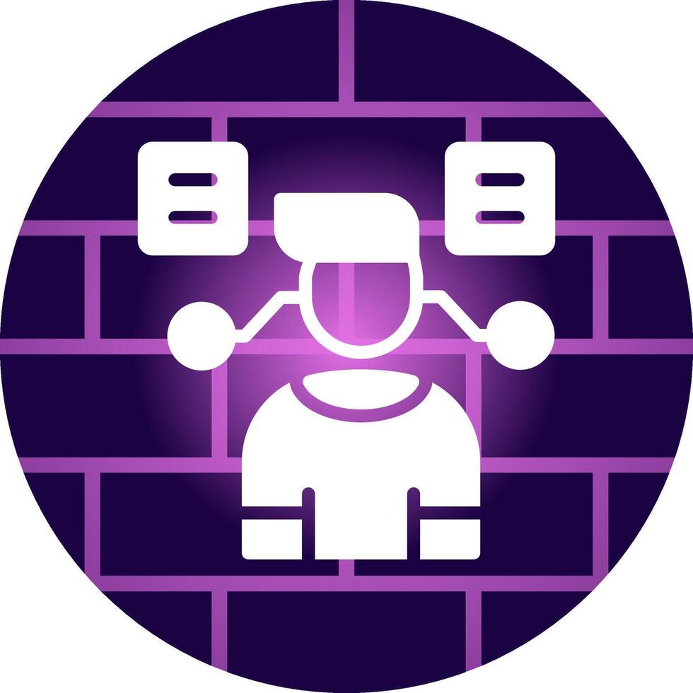 User Predictions Creative Icon Design vector