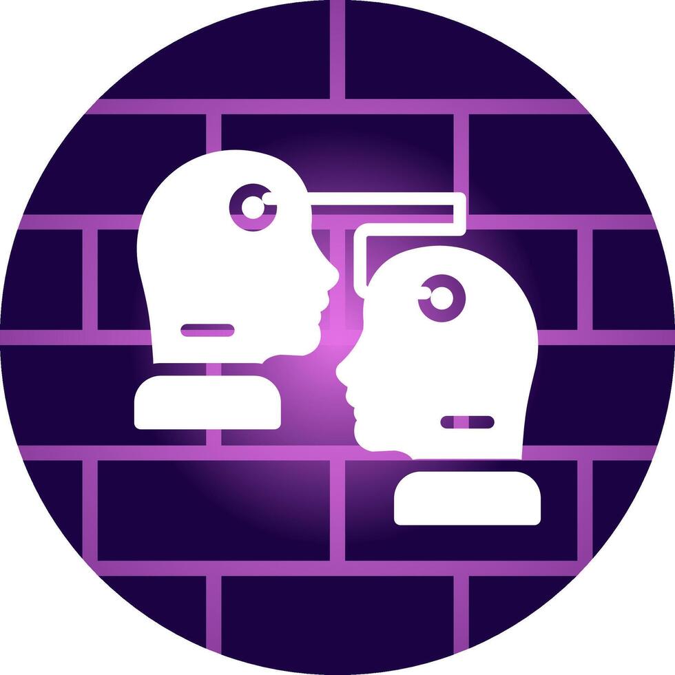 Telepathy Creative Icon Design vector