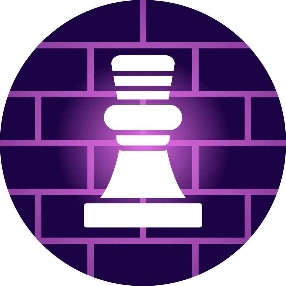 Chess Game Creative Icon Design vector