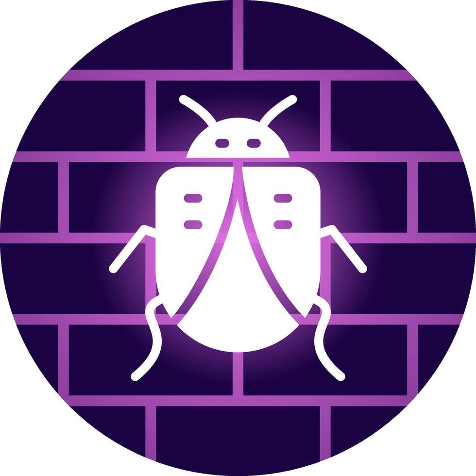 Bug Creative Icon Design vector