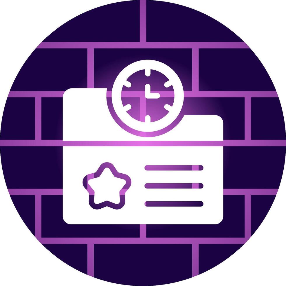 Project Deadline Creative Icon Design vector