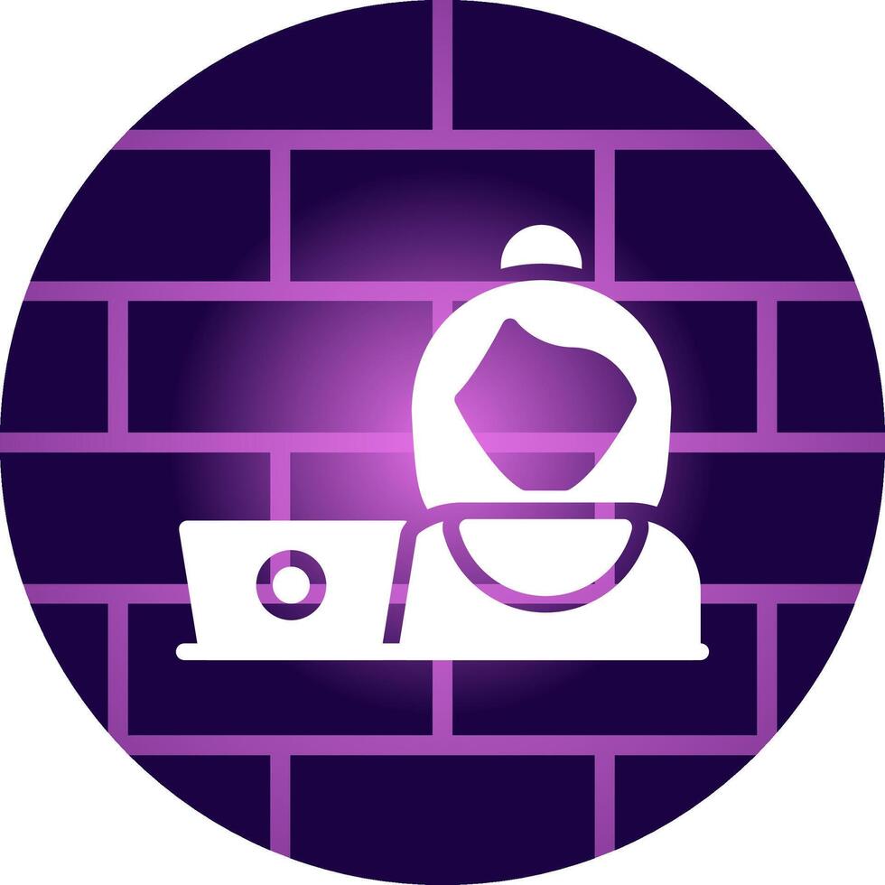 Hard At Work Creative Icon Design vector