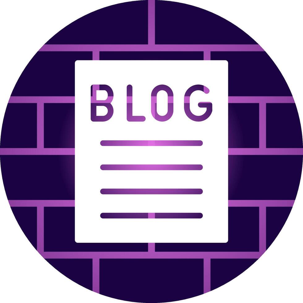 Blogging Creative Icon Design vector