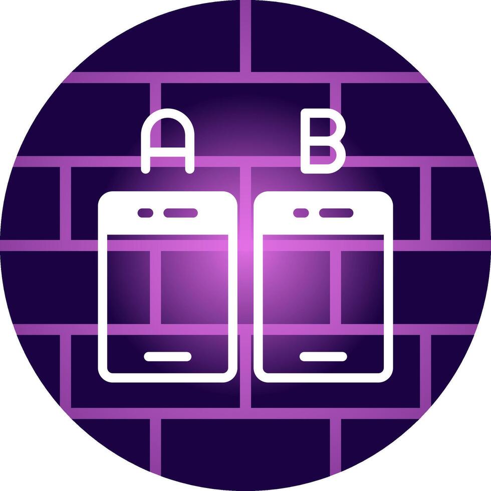 Ab Testing Creative Icon Design vector