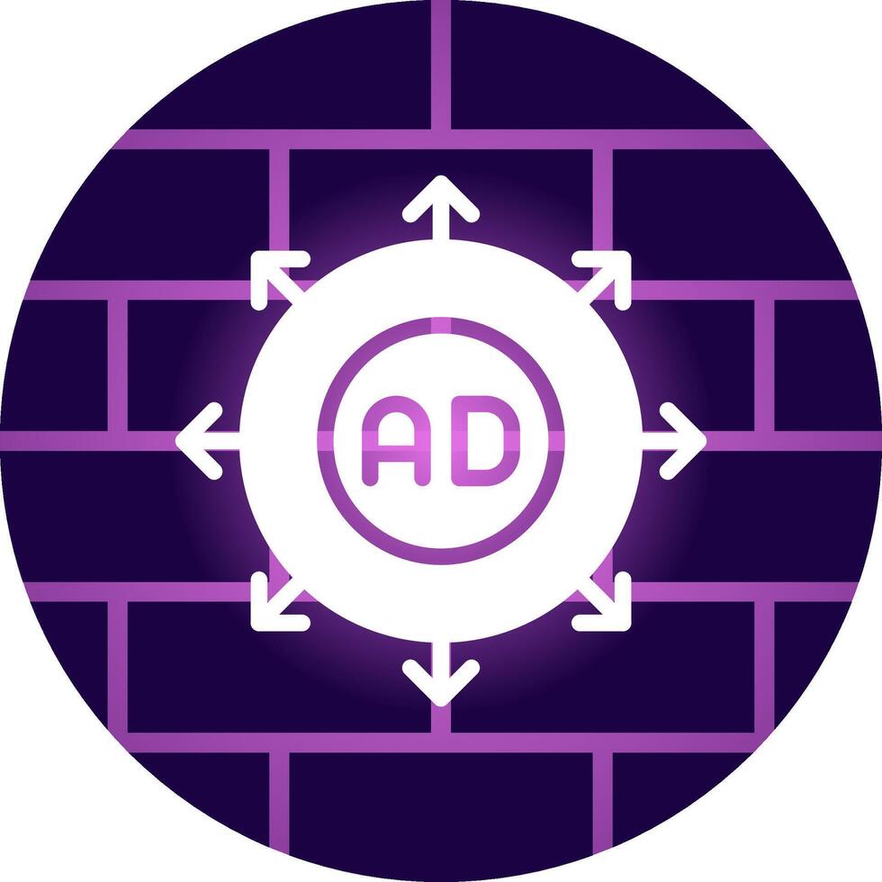 Advertising Submission Creative Icon Design vector