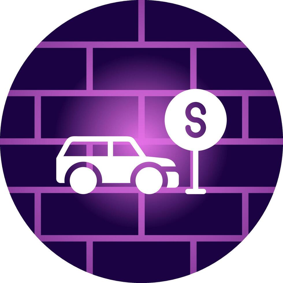 Taxi Stop Creative Icon Design vector