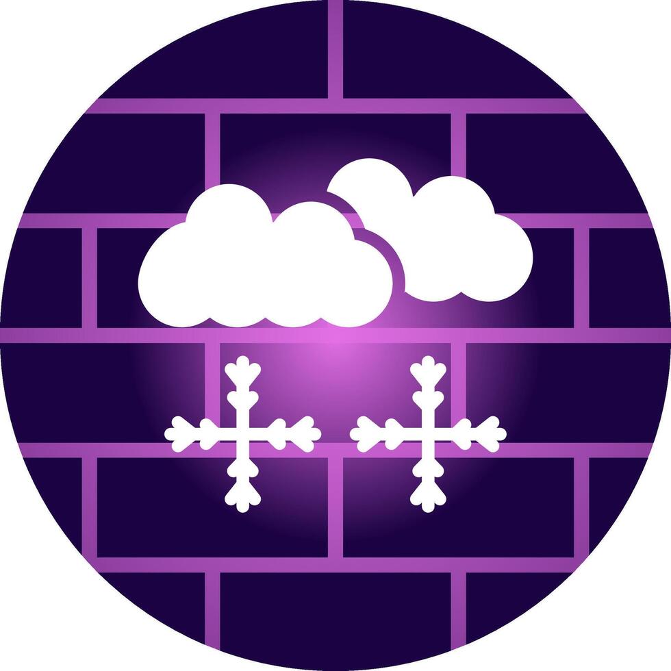 Snowy Creative Icon Design vector