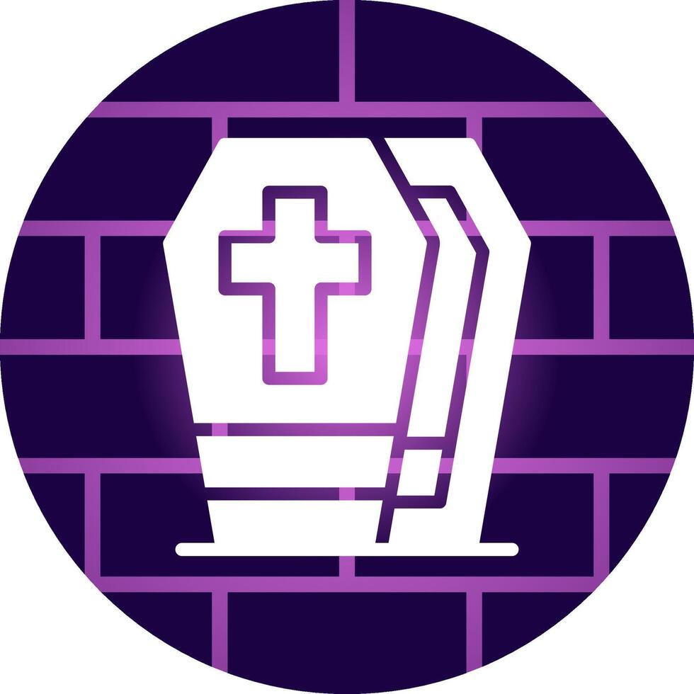 Coffin Creative Icon Design vector