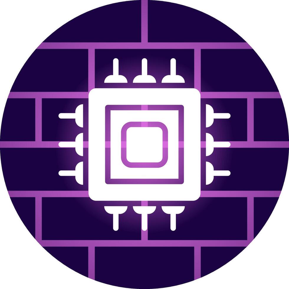 Processor Creative Icon Design vector