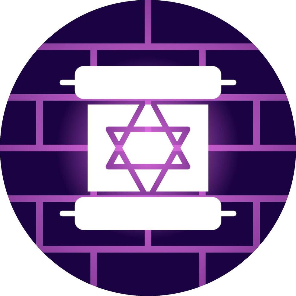 Scroll torah Creative Icon Design vector