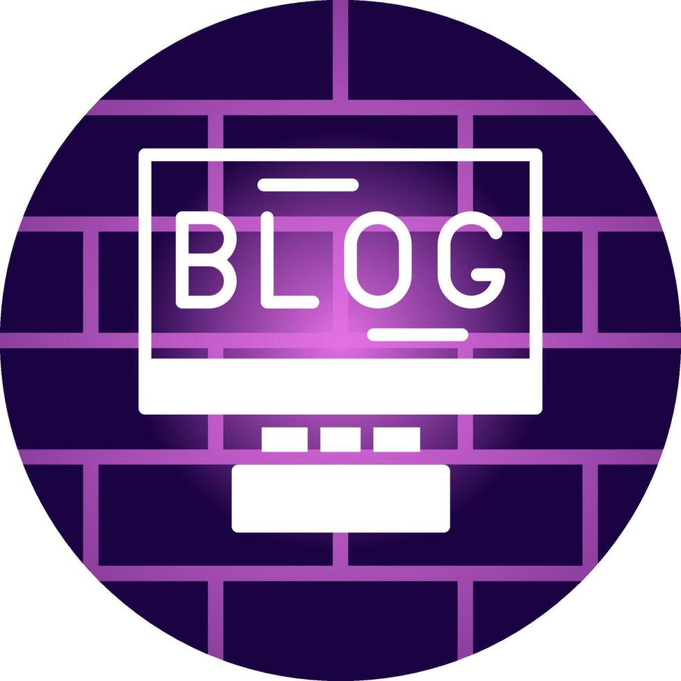 Blogging Creative Icon Design vector