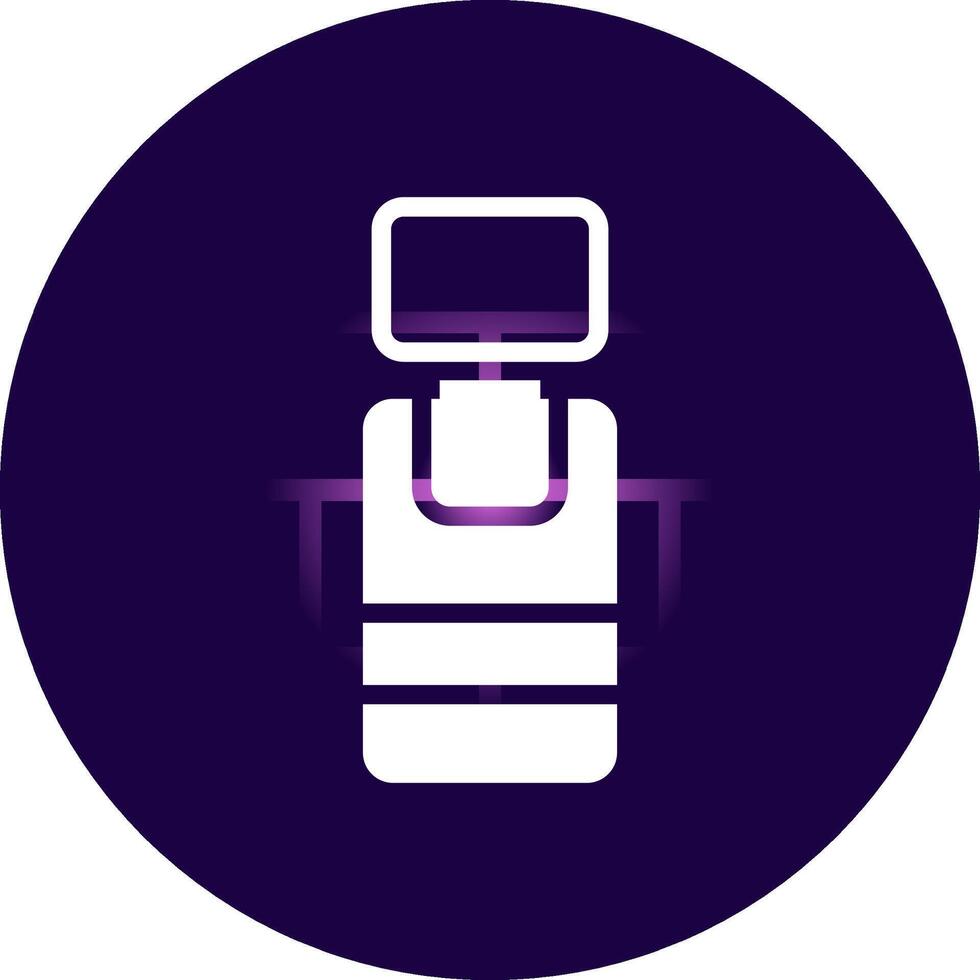 Self Service Terminal Creative Icon Design vector