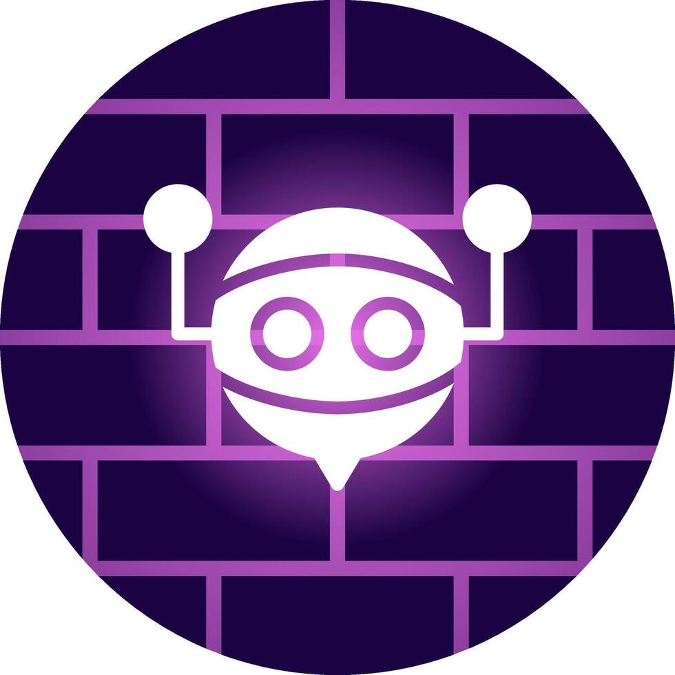 Virtual Assistant Creative Icon Design vector
