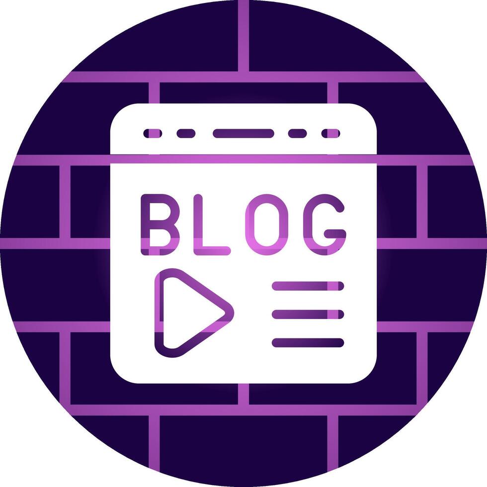 Blogging Creative Icon Design vector