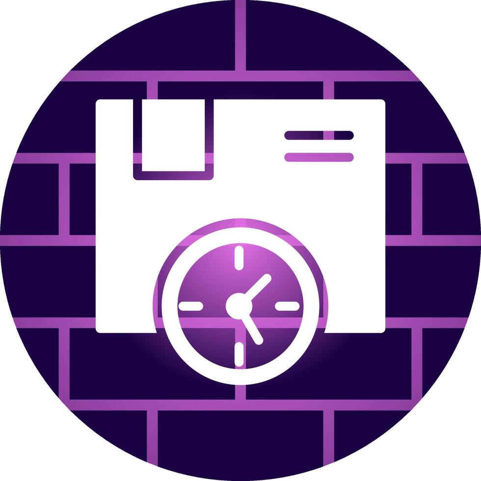 Delivery Time Creative Icon Design vector