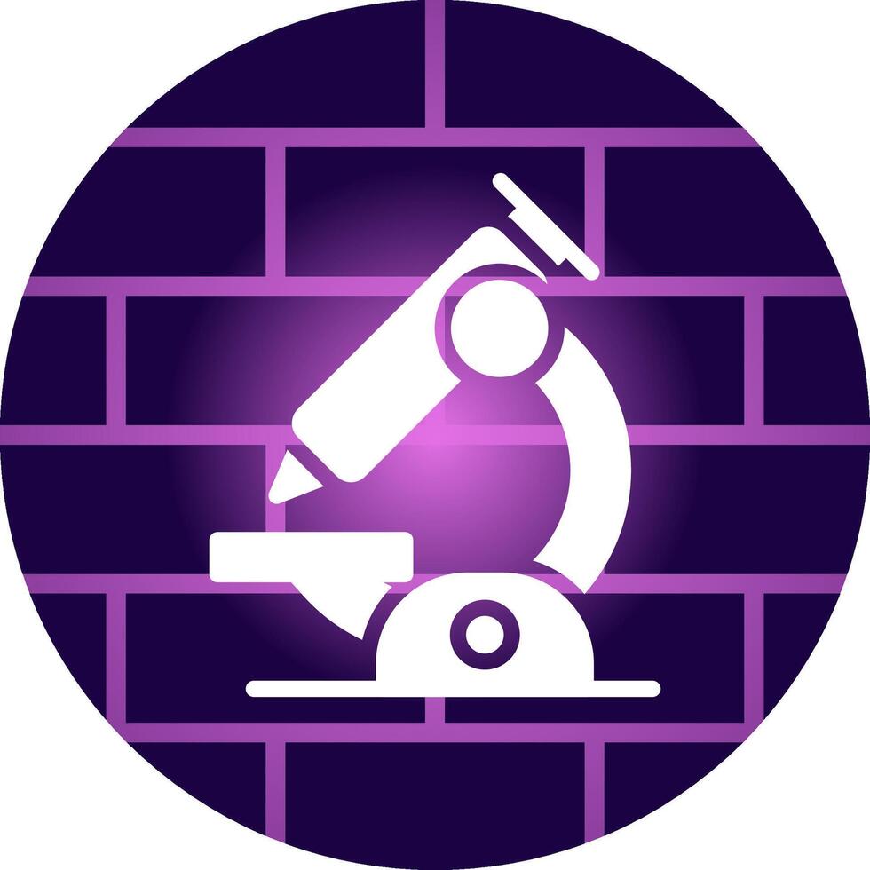 Microscope Creative Icon Design vector