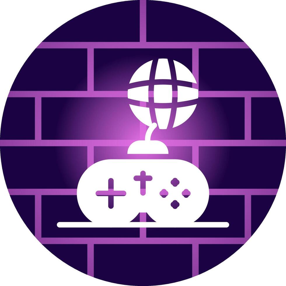 Online Games Creative Icon Design vector