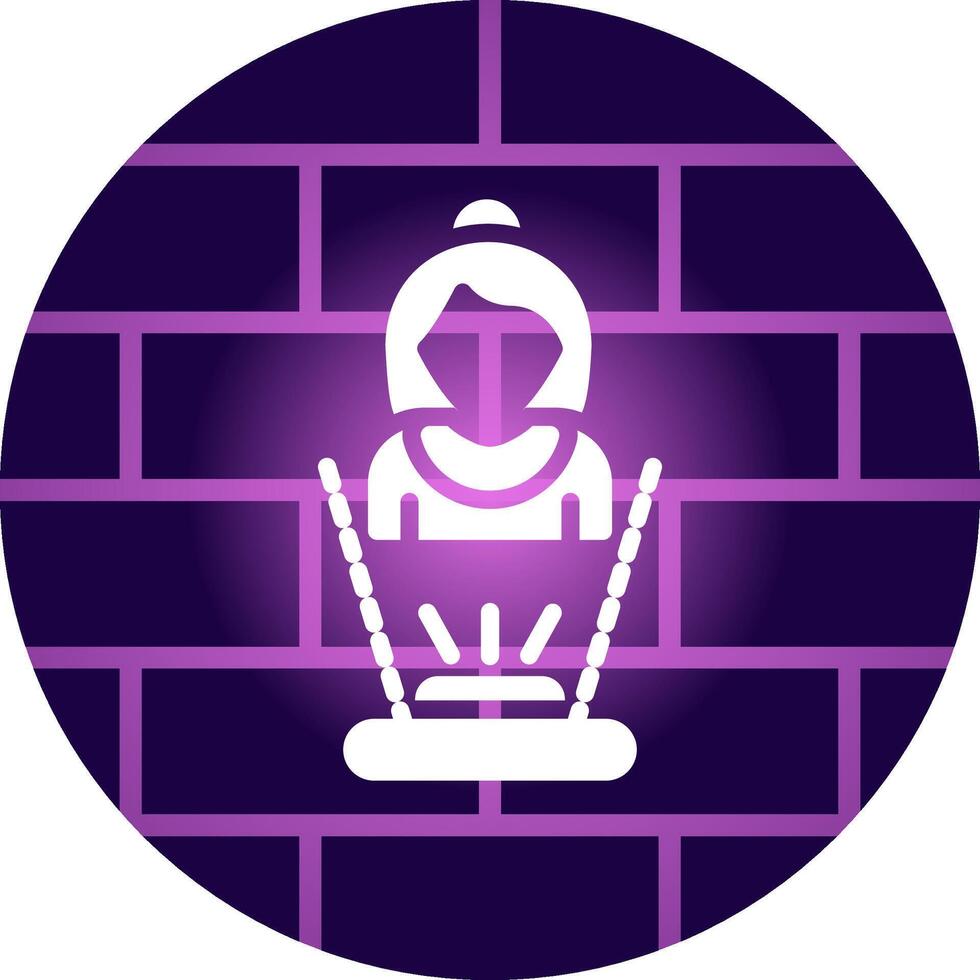 Hologram Creative Icon Design vector