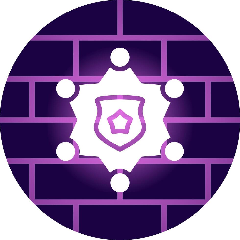 Sheriff Badge Creative Icon Design vector
