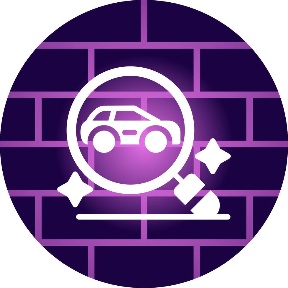 Car Finder Creative Icon Design vector