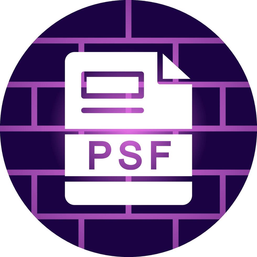 PSF Creative Icon Design vector