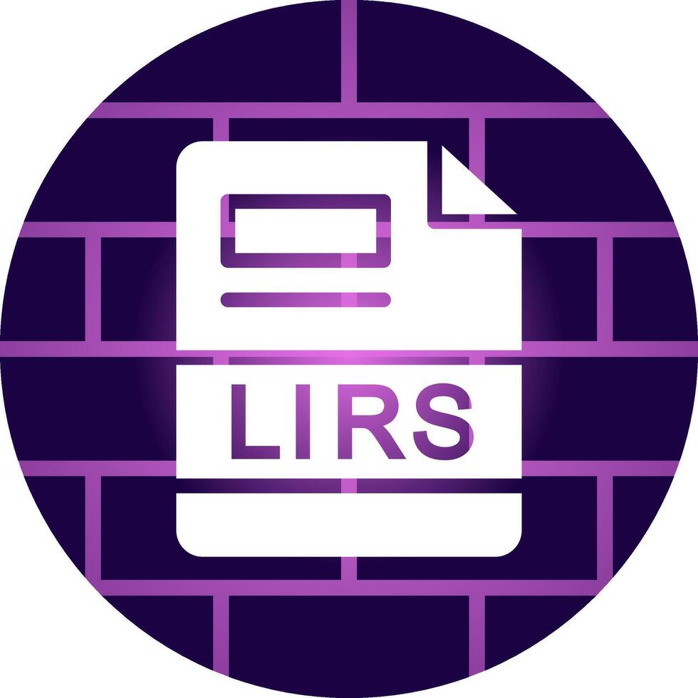 LIRS Creative Icon Design vector