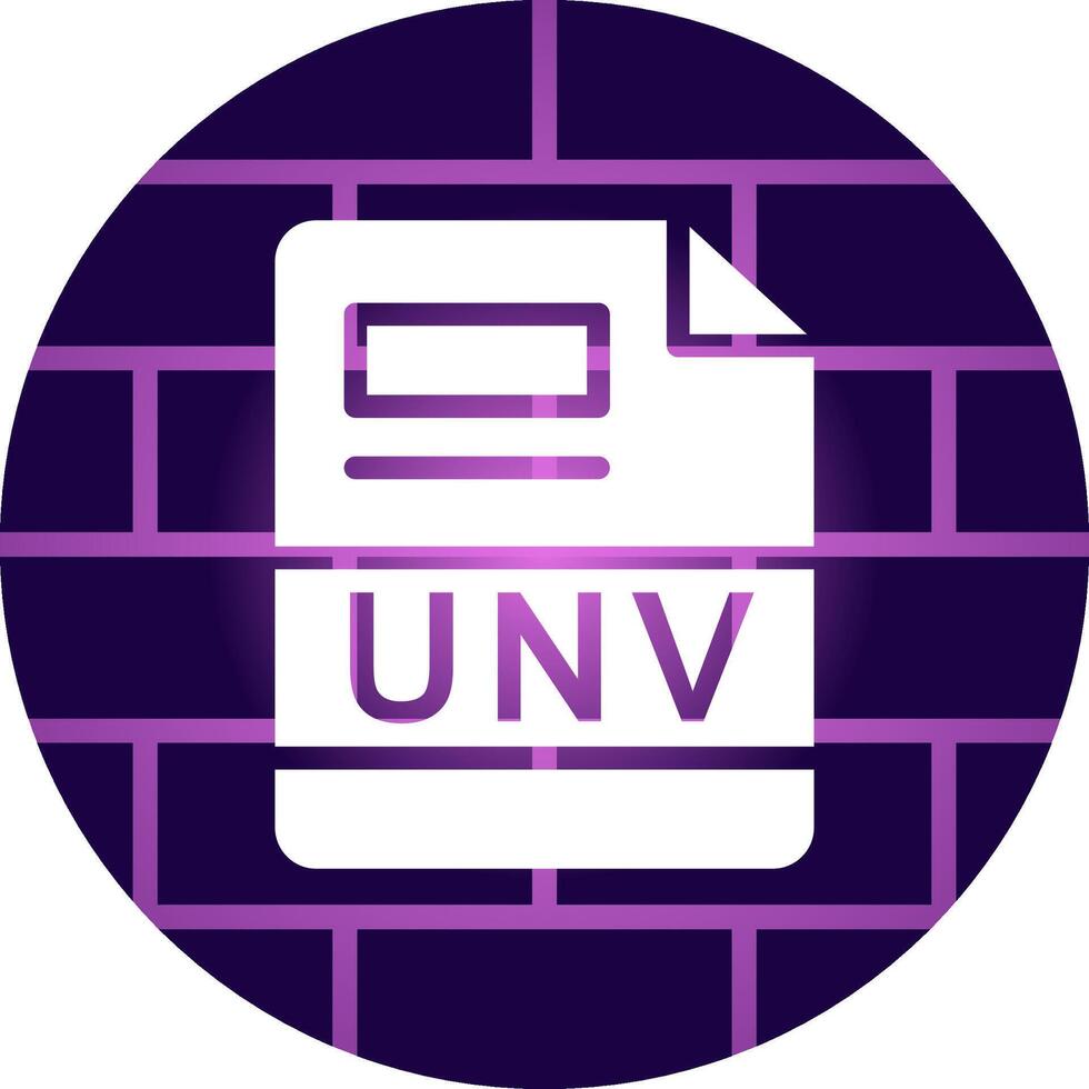 unv creativo icono diseño vector