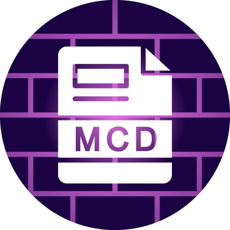 MCD Creative Icon Design vector