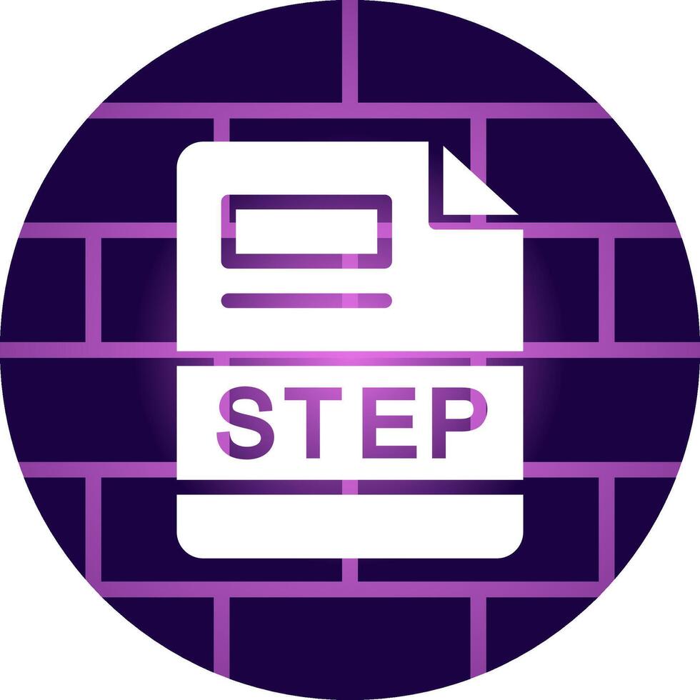 STEP Creative Icon Design vector