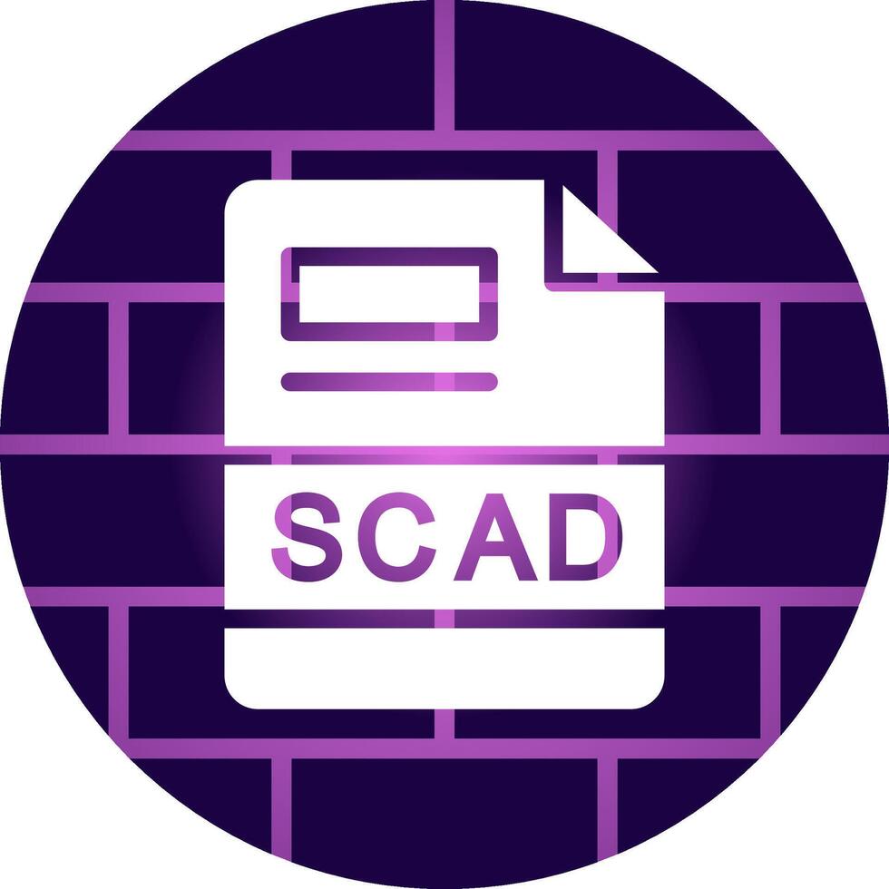 scad creativo icono diseño vector