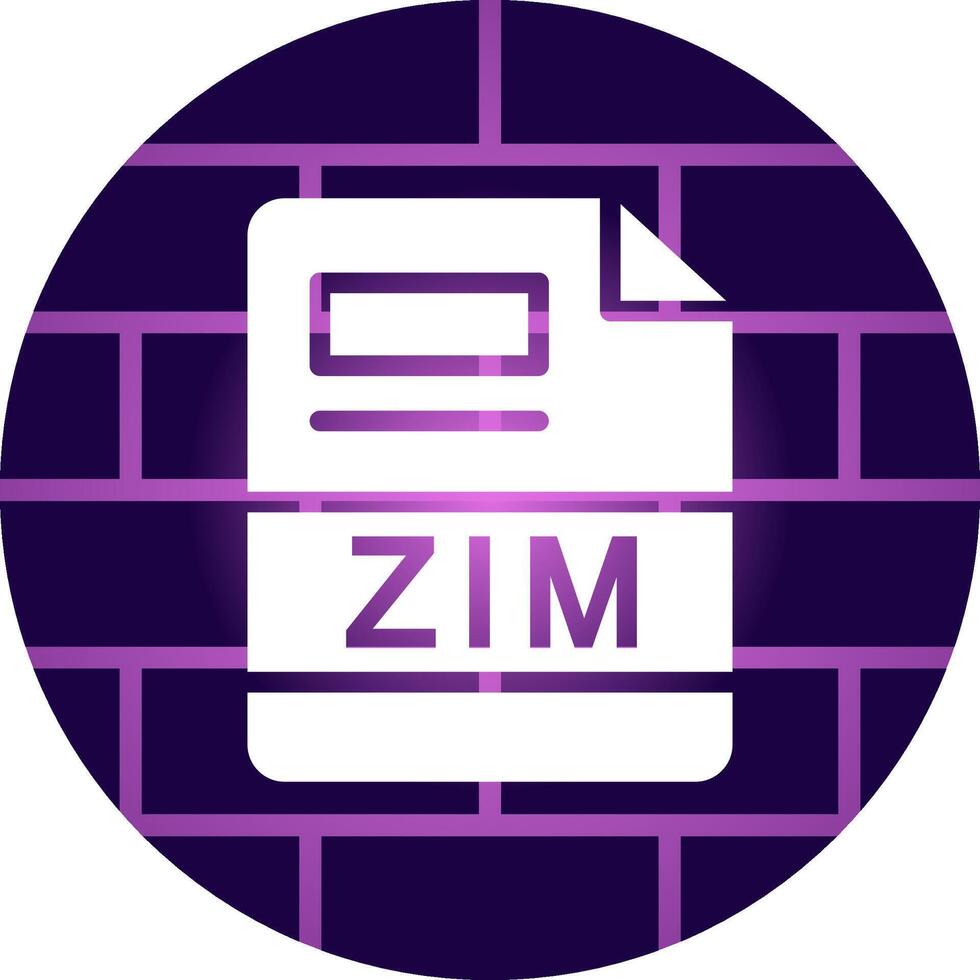 ZIM Creative Icon Design vector