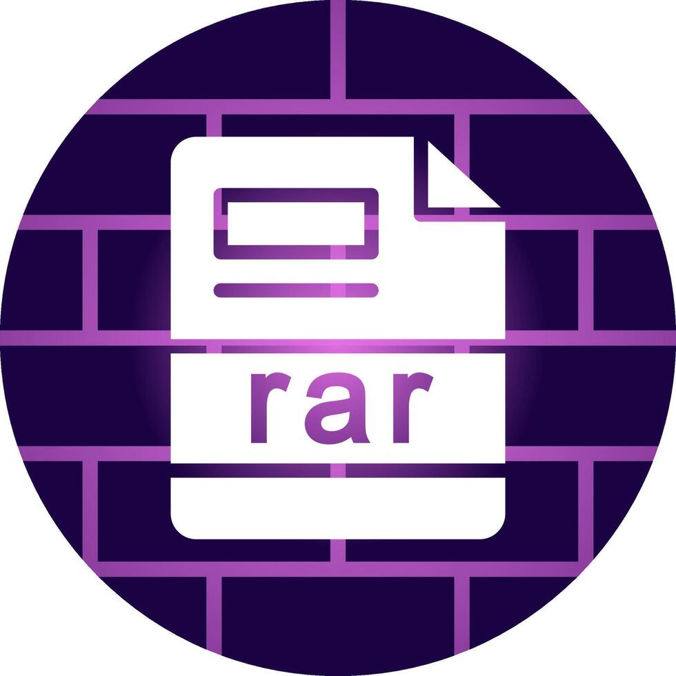 rar Creative Icon Design vector