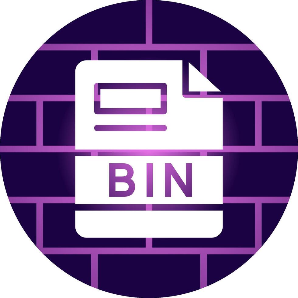 BIN Creative Icon Design vector