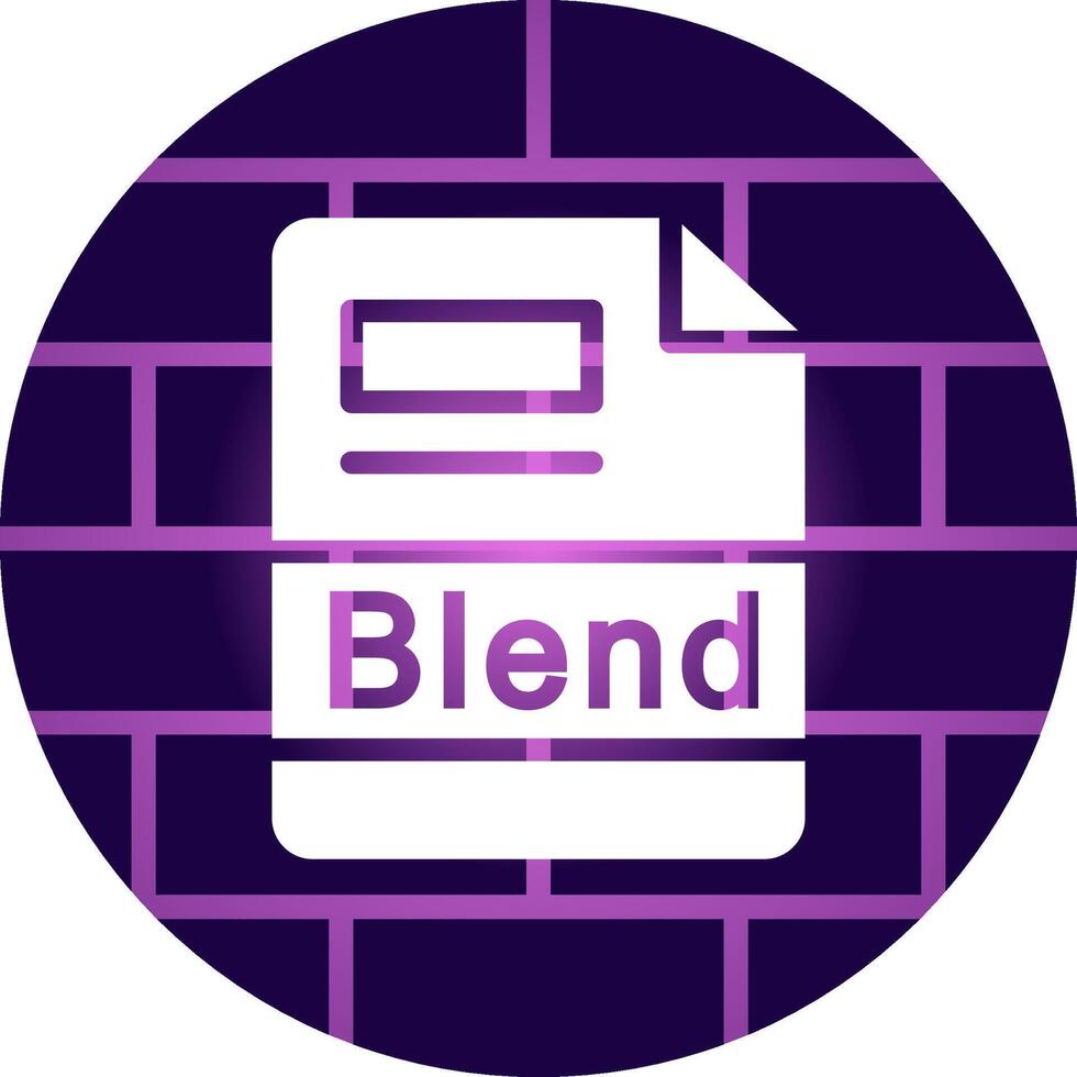 Blend Creative Icon Design vector