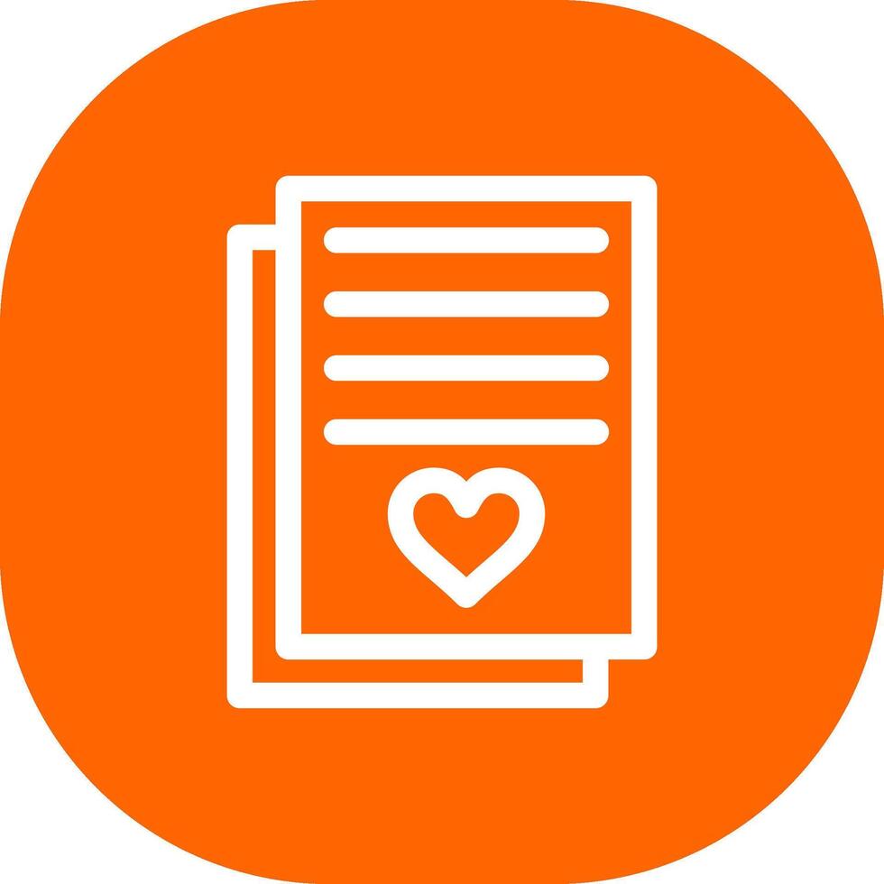 Love Letter Creative Icon Design vector