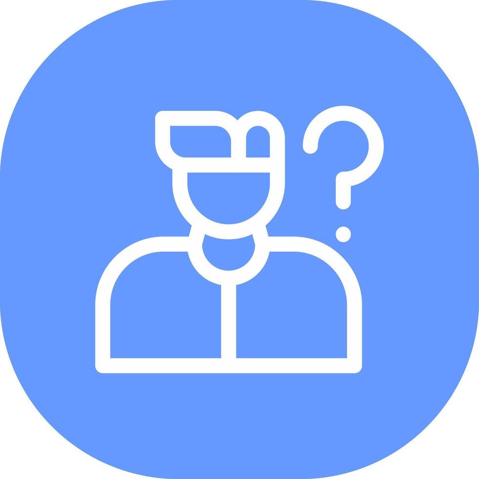 Question Creative Icon Design vector