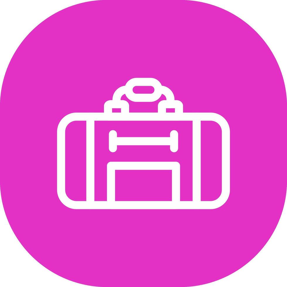 Sport Bag Creative Icon Design vector