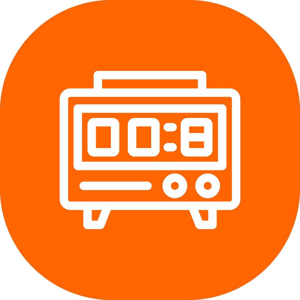 Digital Stopwatch Creative Icon Design vector