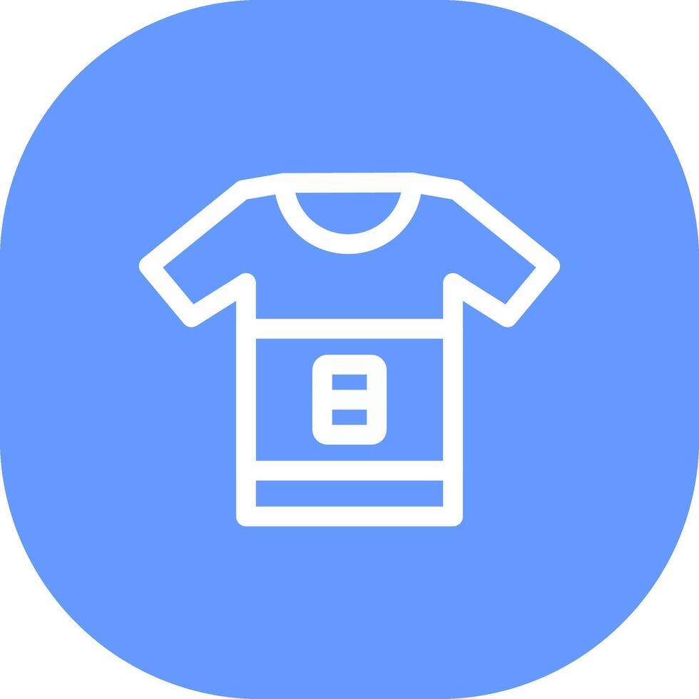 diseño de icono creativo de camisa vector