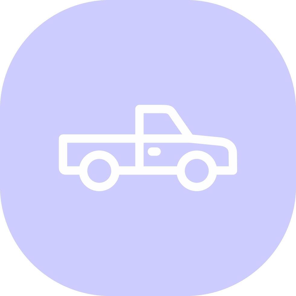 Pickup Truck Creative Icon Design vector