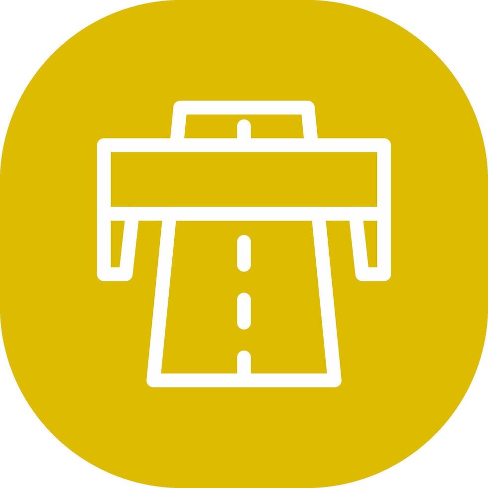 Motorway Creative Icon Design vector