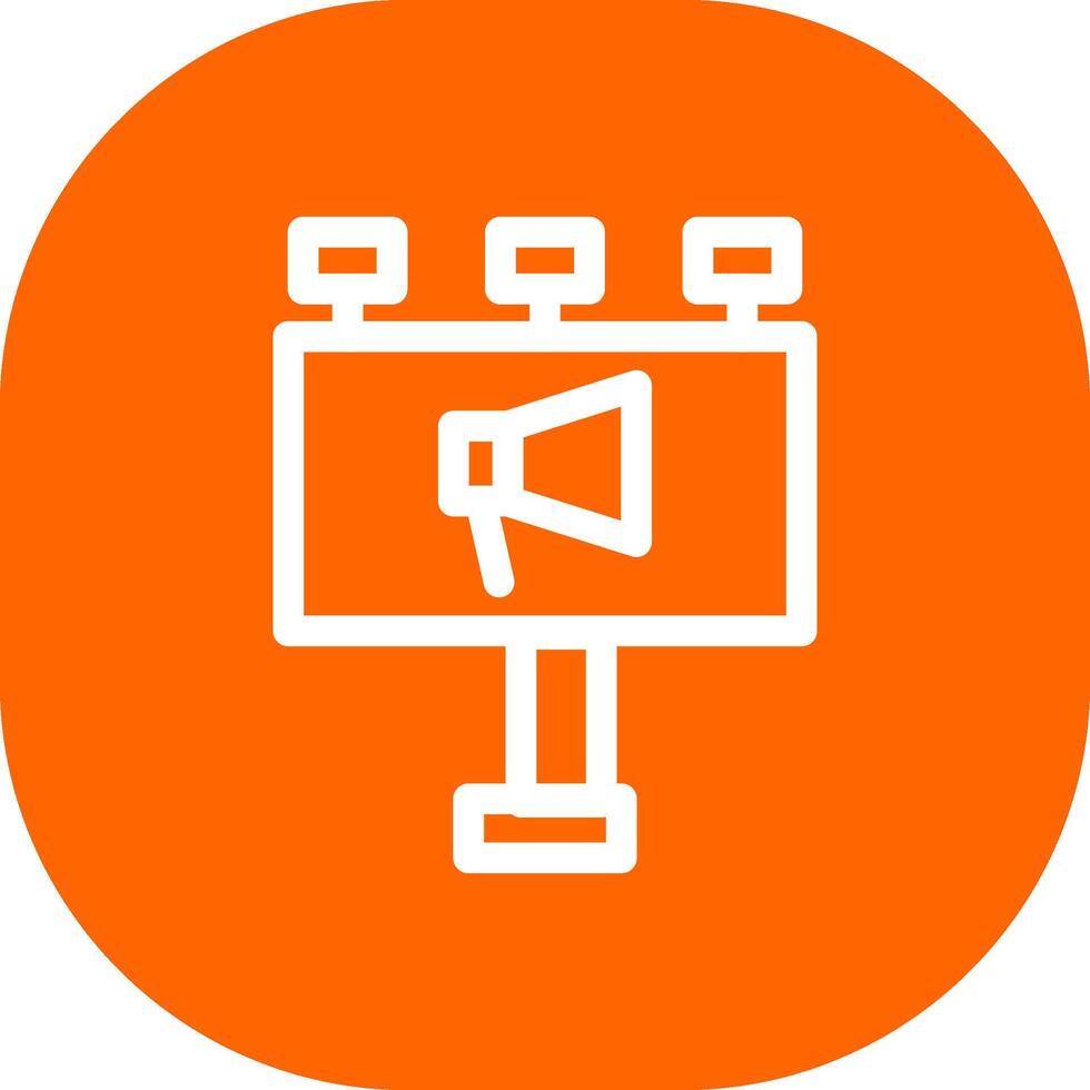 Billboard Creative Icon Design vector